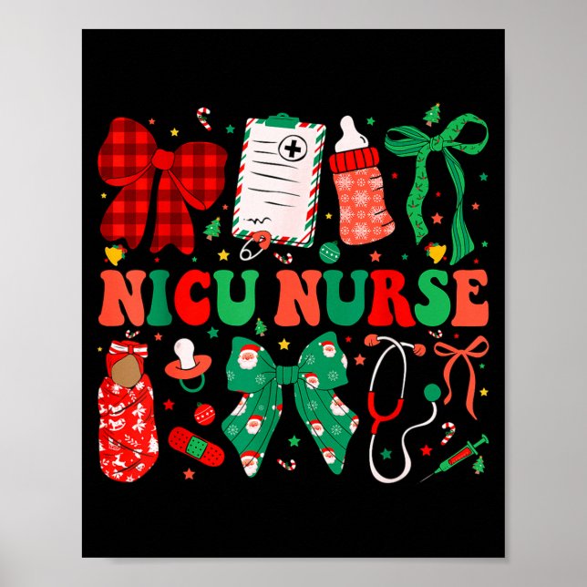 Poster Neonatal Intensive Care Unit Coquette Nicu Nurse C (Frente)