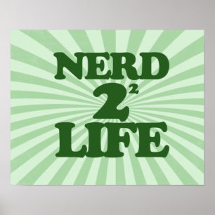 Poster Nerd 4 Vida