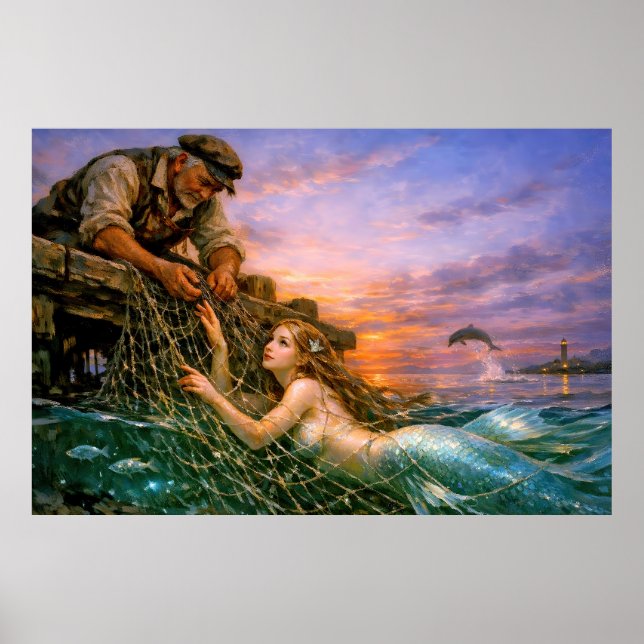 Poster Nerithea e a Captura Moral - Dilema do Pescador (Frente)