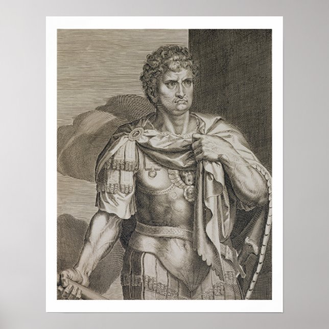 Poster Nero Claudius César Imperador de Roma 54-68 (Frente)