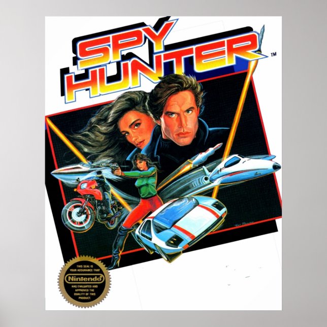 Poster NES Spy Hunter (Frente)