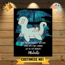 Poster Nessie Motivational Cryptid