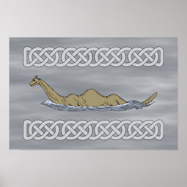 Poster Nessie, o monstro do Ness Loch (Frente)