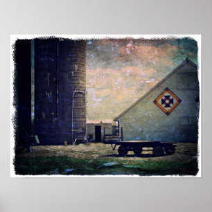 Póster Nest Barn Quilt de Crow