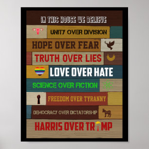 Poster Nesta Assembleia, Acreditamos Que Harris Sobre Tru