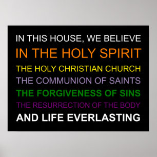 Poster Nesta casa, acreditamos