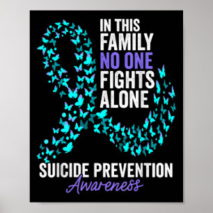 Poster Nesta Família Lutar Sozinha Na Semana De Prevenção