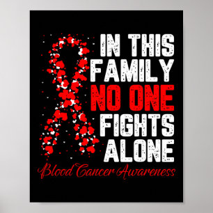 Poster Nesta Família Ninguém Luta Sozinho Câncer de Sangu