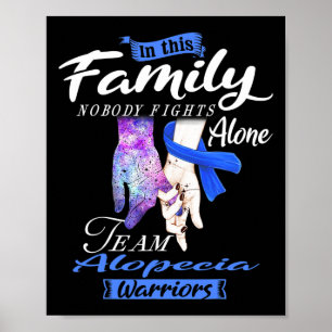 Poster Nesta Família Ninguém Luta Sozinho Com A Equipe Al
