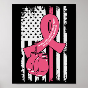 Poster Nesta Família Ninguém Luta Sozinho Com O Cancer A