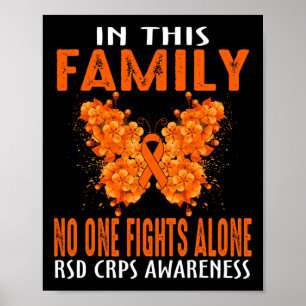 Poster Nesta Família Ninguém Luta Sozinho Com O Rsd Crps