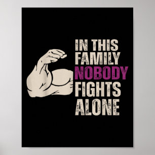 Poster Nesta Família Ninguém Luta Sozinho Pela Motivação