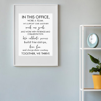 Poster Nesta Oficina, Nós Somos uma Equipe – Trabalho Ins