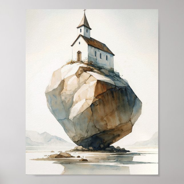 Poster Nesta Rocha Eu Construirei Minha Igreja (Frente)