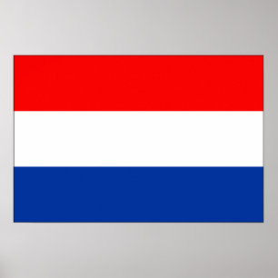 Poster Netherlands Flag