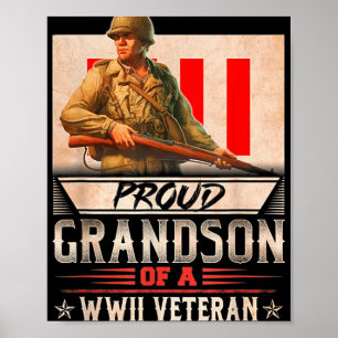 Poster neto Orgulhoso De Um Veterano Wwii