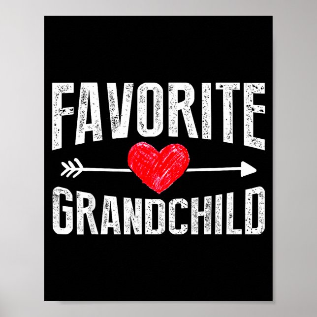 Poster Netos engraçados favoritos de Granhild (Frente)