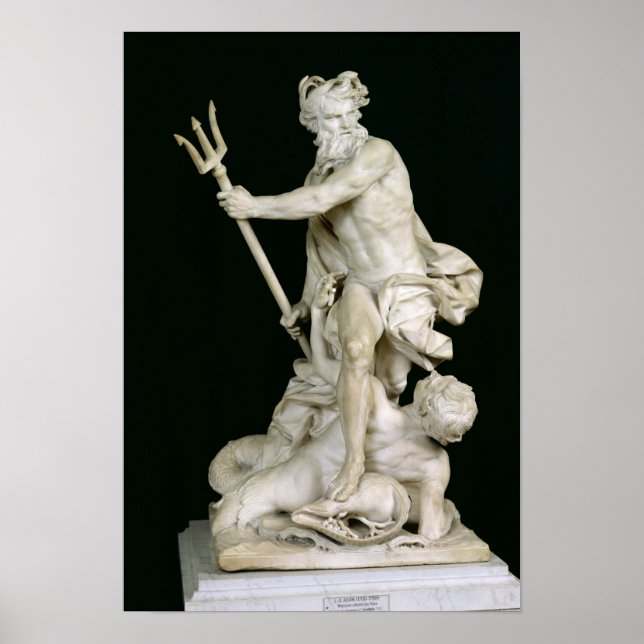 Poster Netuno Calming the Waves, 1757 (Frente)
