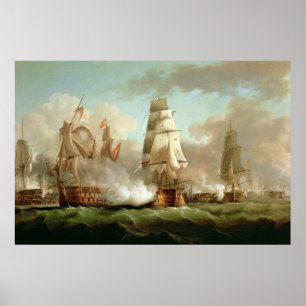 Póster "Netuno" contratou, Trafalgar, 1805
