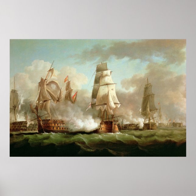 Póster Netuno engajado, Traffic, 1805 (Frente)