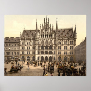 Poster Neues Rathaus em Munique