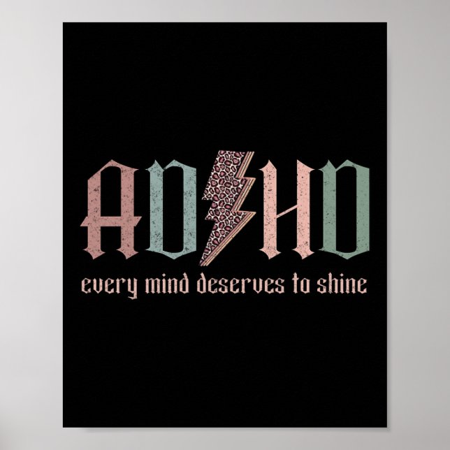 Poster Neurodiversidade E Toda Mente Merece Brilhar Um (Frente)