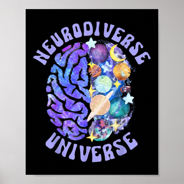 Poster Neurodiversificada Universo Neurodiversidade Céreb (Frente)