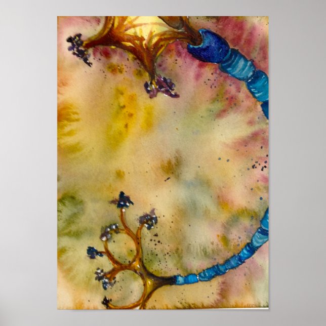 Póster Neurônio Azul (Frente)