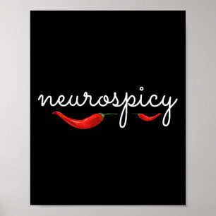 Poster Neurospicção Neurotípica Neurodiversidade Adhd Aut