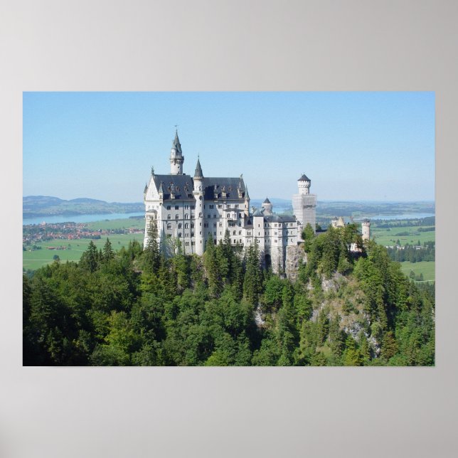 Póster Neuschwanstein: O Castelo do Conto de Fada (Frente)