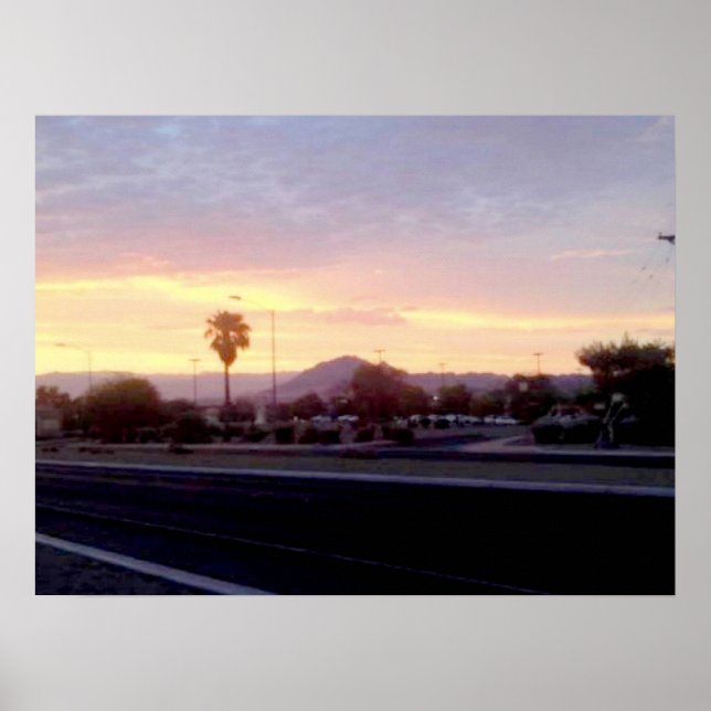 Póster Nevada Ao Sunset (Frente)