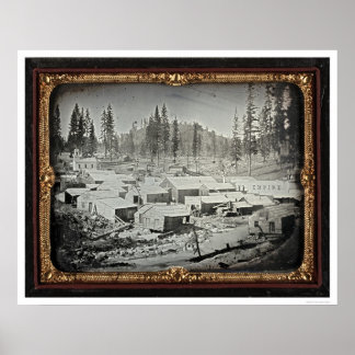 Póster Nevada City, 1852 por Joseph Blaney Starkweather