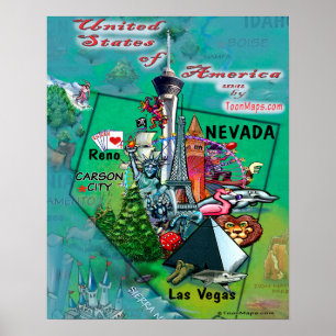 Póster Nevada EUA