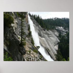 Póster Nevada Falls no Parque Nacional de Yosemite