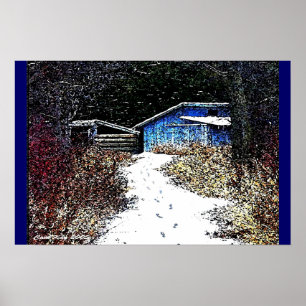 Póster Neve adiantada