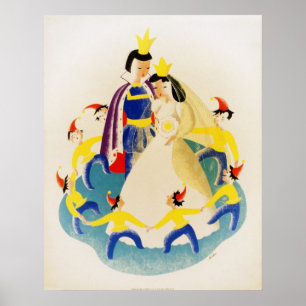 Poster Neve branca e os sete anões