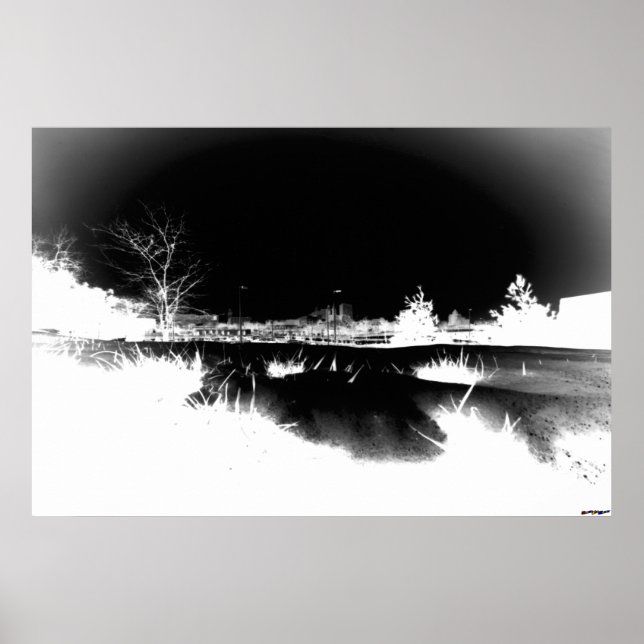 Póster Neve de Fusão - negativo (Frente)