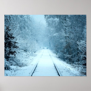 Poster Neve de Natal nas Trilhas de Caminho de Ferro