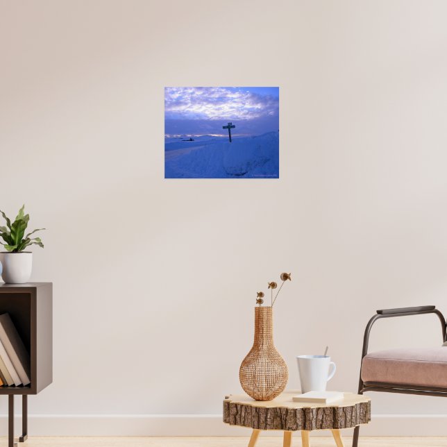 Poster Neve e pôr do sol (Sala de Estar 3)