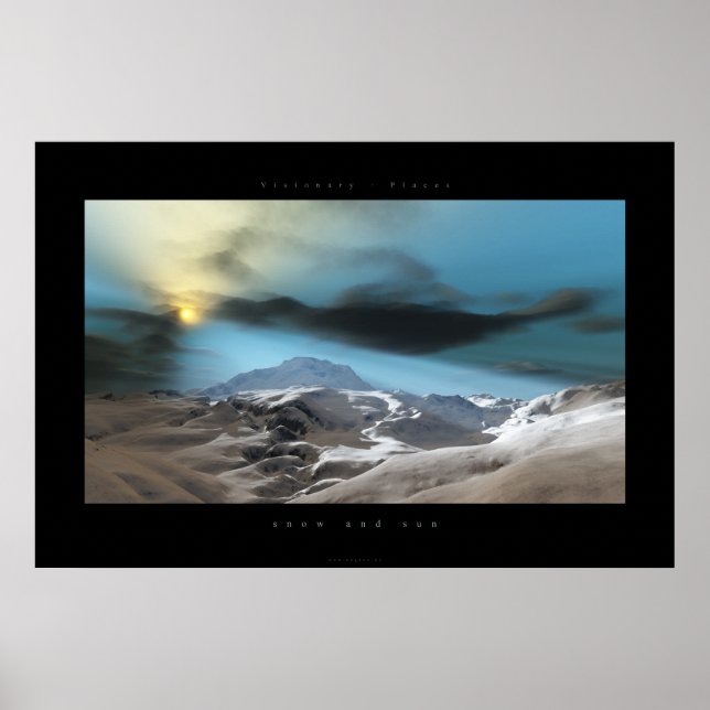 Póster neve e sol (Frente)