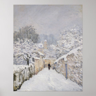 Póster Neve em Louveciennes, 1878