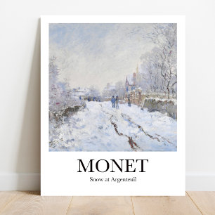 Poster Neve na Argentina por Claude Monet