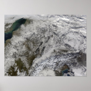 Póster Neve na Europa