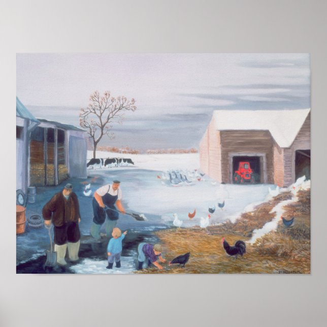 Póster Neve na Fazenda (Frente)