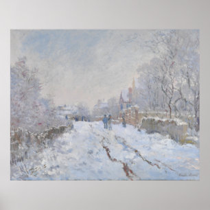 Poster Neve no Argentina (por Claude Monet)