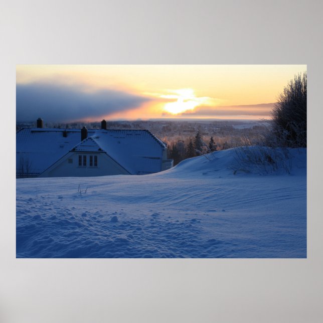 Póster Neve norueguesa (Frente)