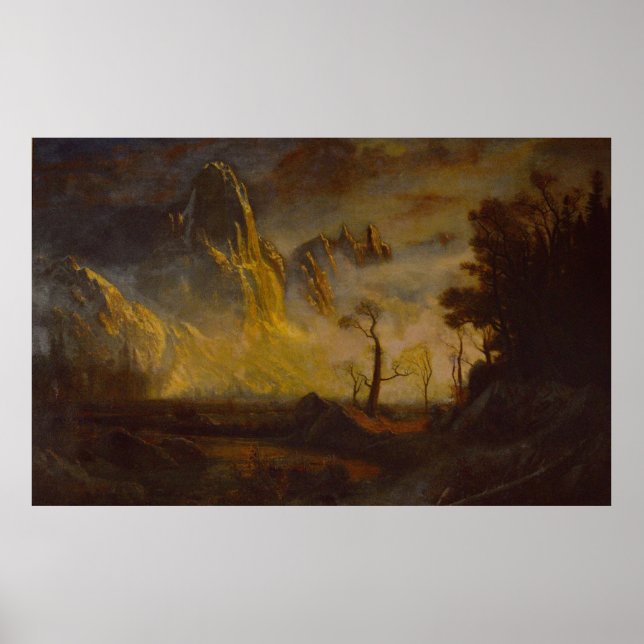 Poster Neve precoce no Vale de Yosemite, Sentinel Rock (Frente)