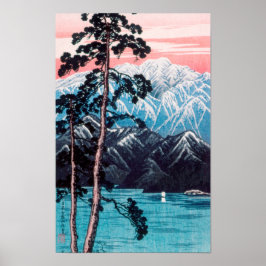Poster Neve que Permanece no Monte Shirane por Hiroaki Ta