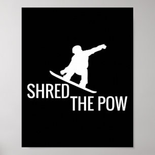 Poster Neve Snowboard T Shirt Enfiou A Snowboard
