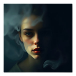 Póster “Névoa de Melinoë” – Um Retrato Espectral